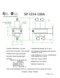 SP-1214-120A Specifications