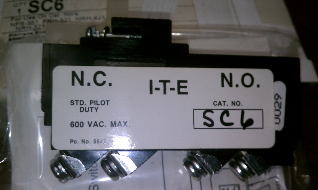 Siemens ITE SC6 Auxiliary